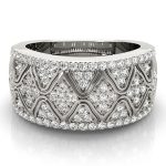 Diamond Fashion Ring, in White Gold - 84442