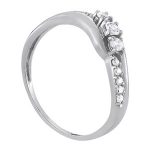 Diamond Fashion Ring, Round Shape, in Platinum - 84466