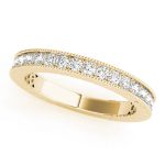 Channel Set Wedding Ring, in Yellow Gold - 84472