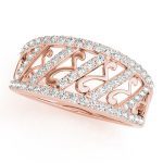 Diamond Fashion Ring, in Rose Gold - 84487