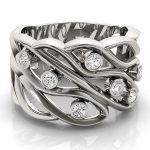 Diamond Fashion Ring, in Platinum - 84503