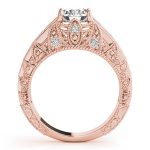 Antique Engagement Ring, Vintage Style, Shape, in Rose Gold - 84517