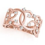 Diamond Fashion Ring, in Rose Gold - 84525