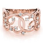 Diamond Fashion Ring, in Rose Gold - 84525