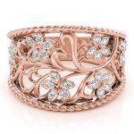 Diamond Fashion Ring, in Rose Gold - 84527