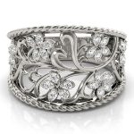 Diamond Fashion Ring, in Platinum - 84527