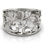 Diamond Fashion Ring, in Platinum - 84528