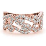 Diamond Fashion Ring, in Rose Gold - 84529