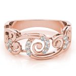 Diamond Fashion Ring, in Rose Gold - 84530