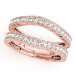 Wedding Band Wraps & Inserts, in Rose Gold - 84550