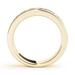 Channel Set Wedding Ring, in Yellow Gold - F1314