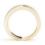 Channel Set Wedding Ring, in Yellow Gold - F1315