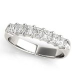 Anniversary Ring, in White Gold - M108