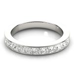 Anniversary Ring, in White Gold - M112