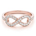 Diamond Fashion Ring, in Rose Gold - 84609