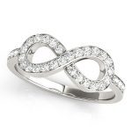 Diamond Fashion Ring, in White Gold - 84609