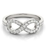 Diamond Fashion Ring, in White Gold - 84609