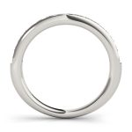 Channel Set Wedding Ring, in Sterling Silver - 50837