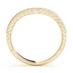 Curverd Wedding Ring, in Yellow Gold - 50875