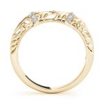 Prong Set Wedding Ring, in Yellow Gold - 50840