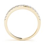 Curverd Wedding Ring, in Yellow Gold - 50850