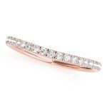 Prong Set Wedding Ring, in Rose Gold - 50856