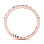 Prong Set Wedding Ring, in Rose Gold - 50856