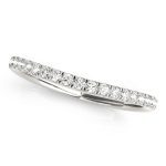 Prong Set Wedding Ring, in Sterling Silver - 50856