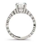 Vintage Engagement Ring, Oval Shape, in Platinum - 84625