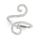 Diamond Fashion Ring, in White Gold - 84709