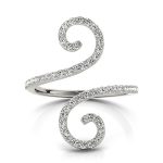 Diamond Fashion Ring, in White Gold - 84709