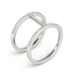 Diamond Fashion Ring, in White Gold - 84710