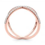 Diamond Fashion Ring, in Rose Gold - 84711