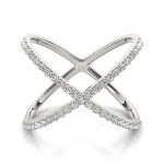 Diamond Fashion Ring, in White Gold - 84711