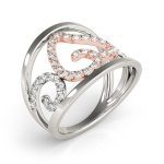 Diamond Fashion Ring, in White Gold - 84714