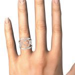 Diamond Fashion Ring, in White Gold - 84714