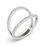 Diamond Fashion Ring, in White Gold - 84715