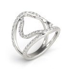 Diamond Fashion Ring, in White Gold - 84716