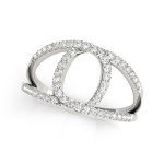 Diamond Fashion Ring, in Platinum - 84717