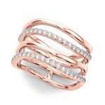 Diamond Fashion Ring, in Rose Gold - 84718