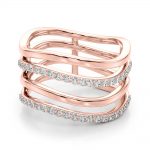 Diamond Fashion Ring, in Rose Gold - 84718