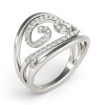 Diamond Fashion Ring, in White Gold - 84719