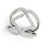 Diamond Fashion Ring, in White Gold - 84723