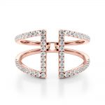 Diamond Fashion Ring, in Rose Gold - 84724