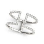 Diamond Fashion Ring, in Platinum - 84725