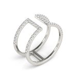 Diamond Fashion Ring, in Sterling Silver - 84725