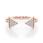 Diamond Fashion Ring, in Rose Gold - 84726