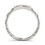 Diamond Wedding Ring, in White Gold - 50647