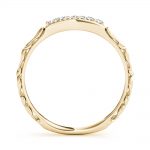 Diamond Wedding Ring, in Yellow Gold - 50647