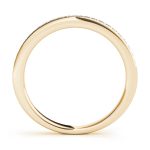 Prong Set Wedding Ring, in Yellow Gold - 50935